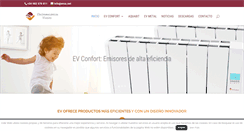 Desktop Screenshot of evconfort.com